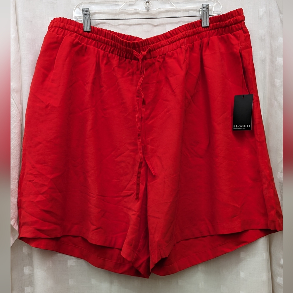 NWT ELOQUII Pink Shorts Size 20